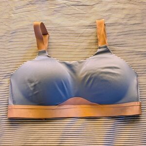 ThirdLove Blue and Tan Kinetic Sports Bra